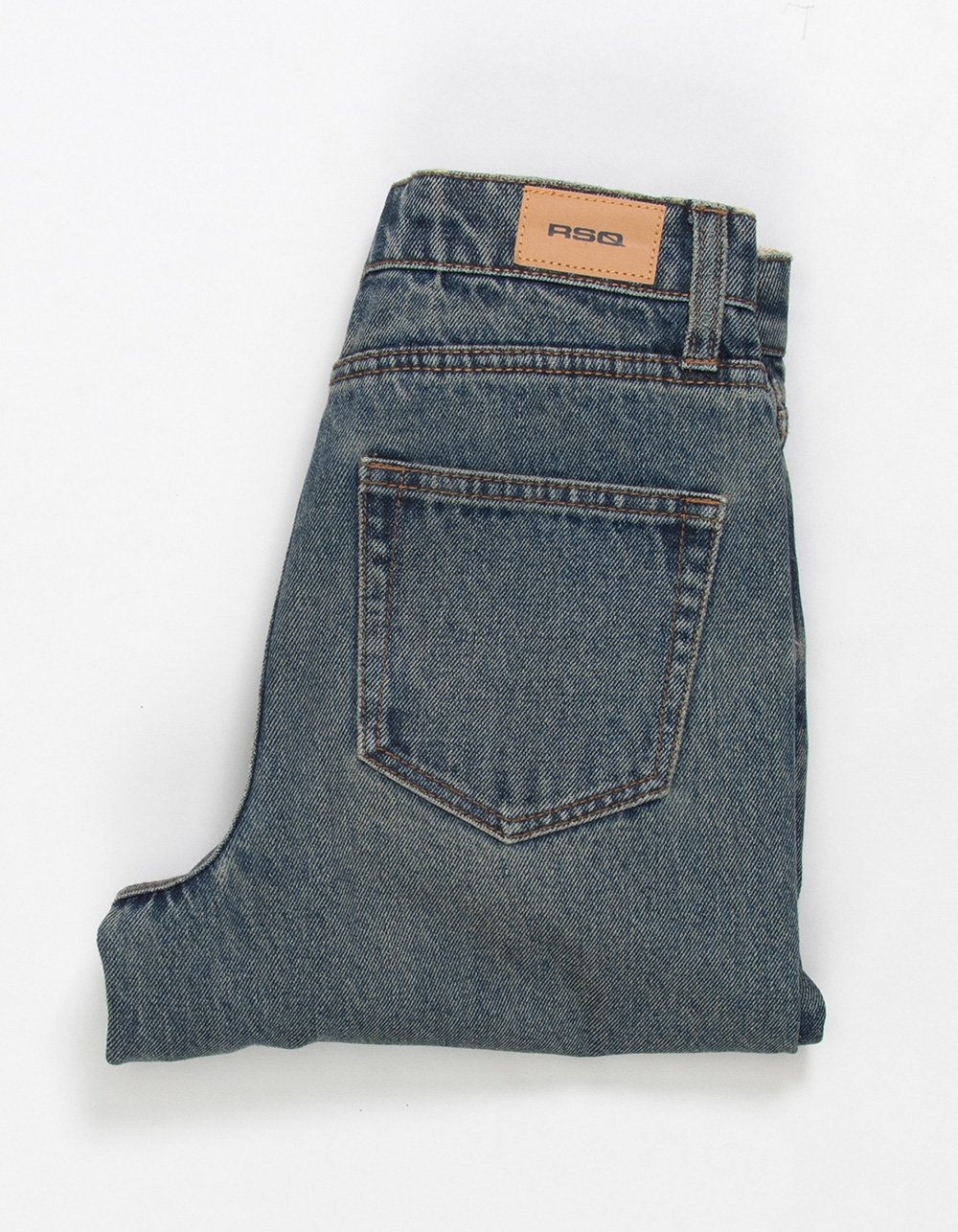 RSQ Boys Extra Baggy Jeans - DARK DIRTY DENIM