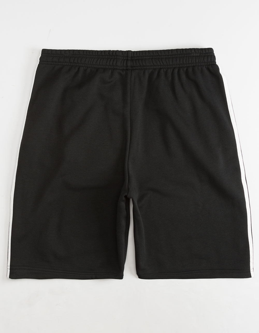 ADIDAS 3 Stripes Black Mens Sweat Shorts - BLACK/WHITE | Tillys