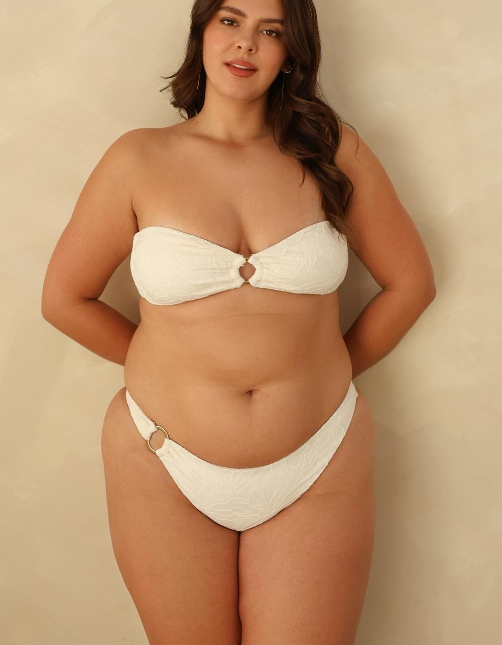 DIPPIN' DAISY'S Dive Super Cheeky Bikini Bottoms - WHITE