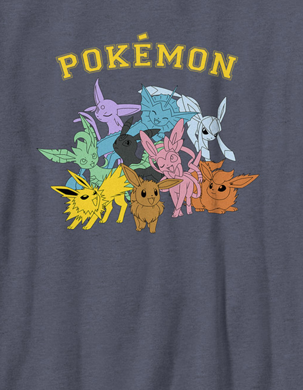 Pokémon - Eevee Evolution Stickers - Youth Short Sleeve Graphic T-Shirt 