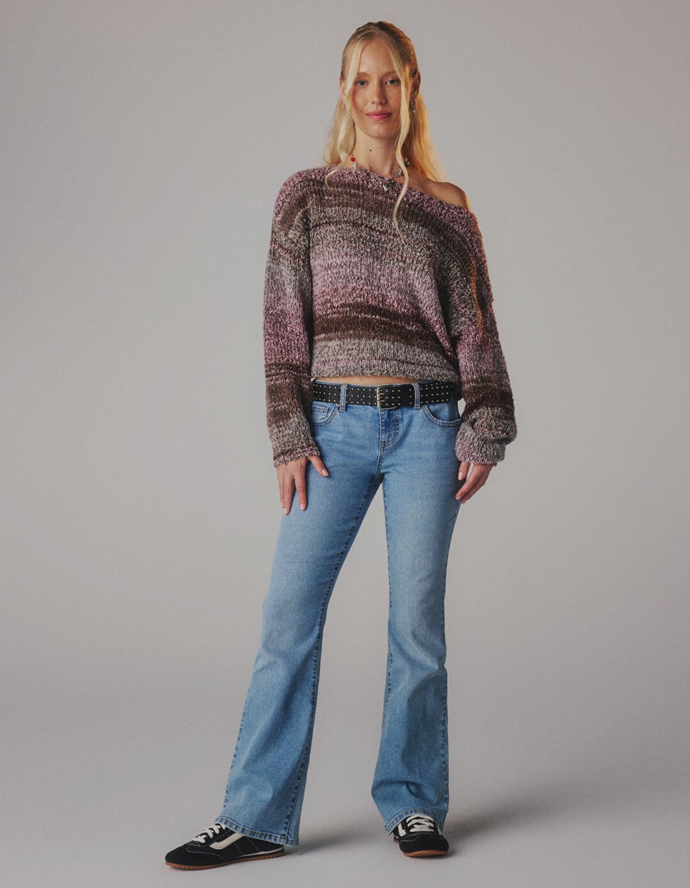 RSQ Womens Pocketless Low Rise Bootcut Jeans - MEDIUM WASH