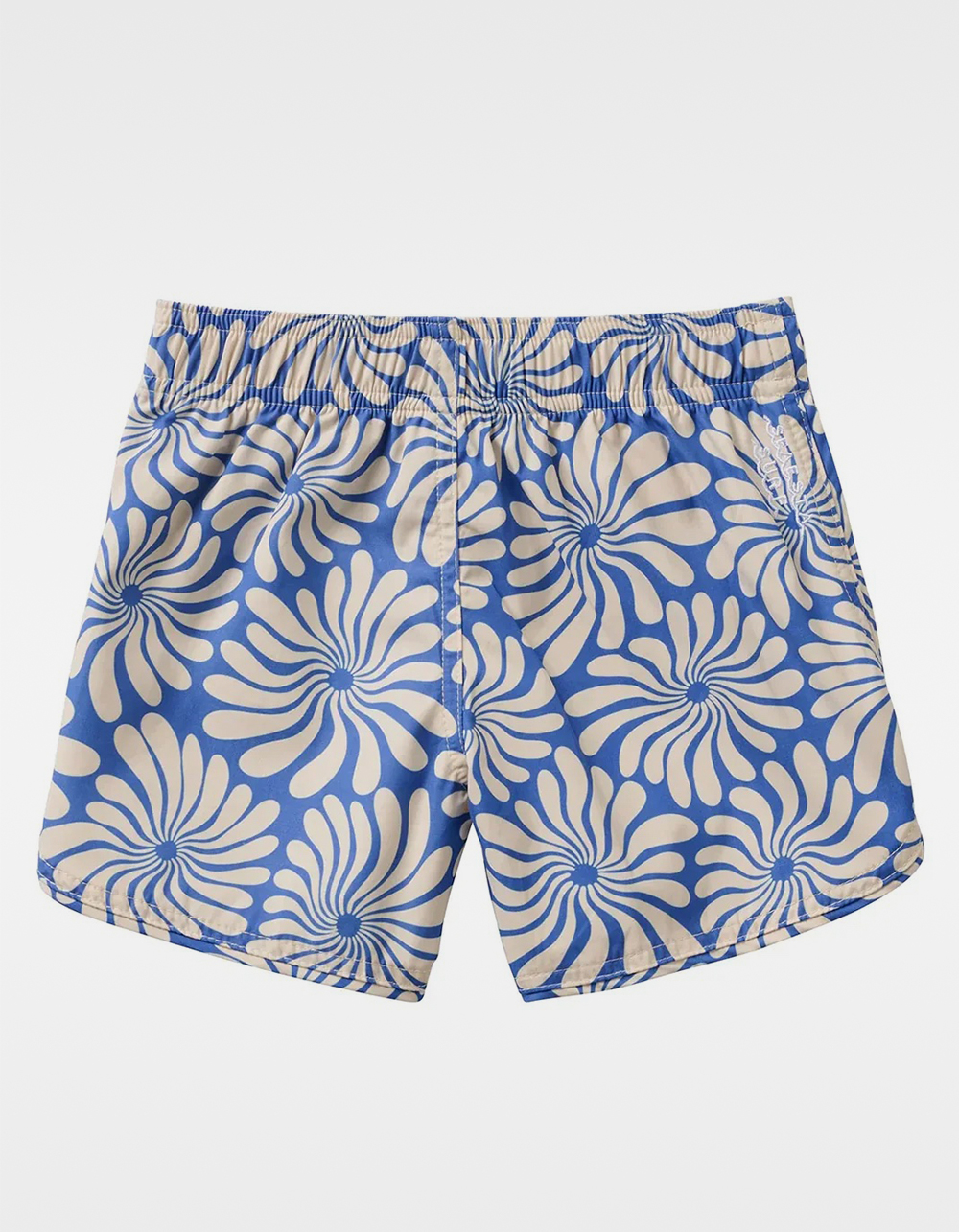 SEAESTA SURF Wavy Flowers Boys Boardshorts - BLUE