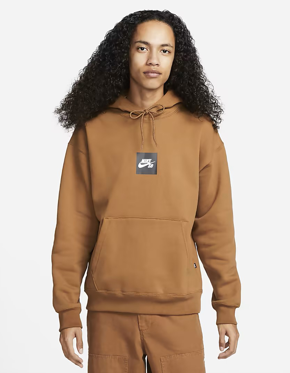 NIKE SB Box Logo Mens Hoodie TAN Tillys