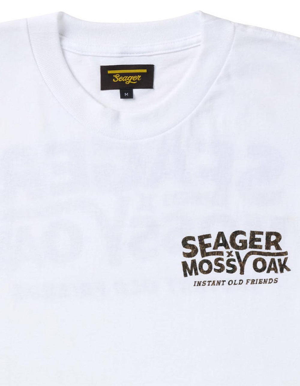SEAGER x Mossy Oak I.O.F. Mens Tee - WHITE