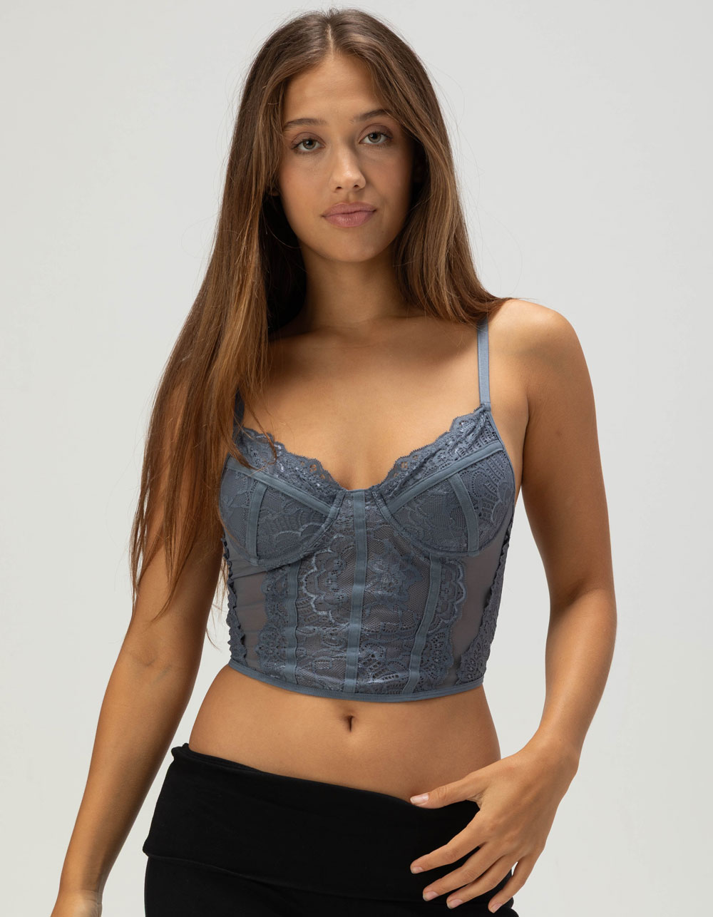 FULL TILT Womens Corset Top - DUSK
