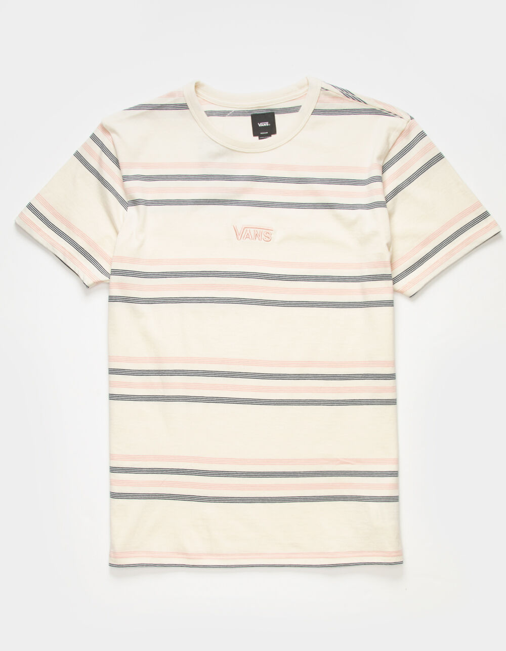 VANS Classic Logo Stripe Mens Tee - ANTIQUE WHITE | Tillys
