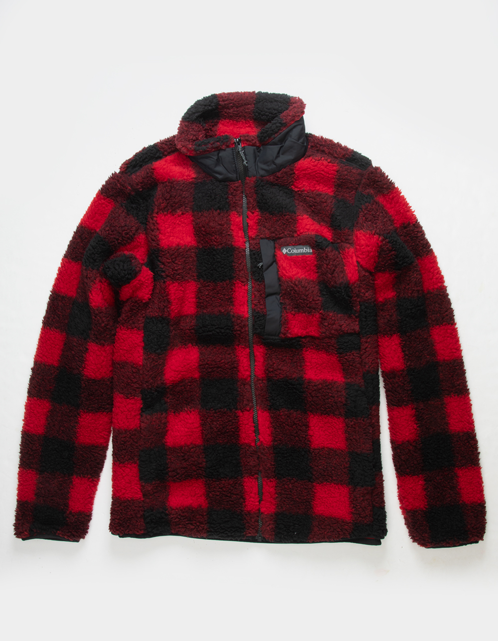 COLUMBIA Winter Pass Printed Fleece Mens Jacket RED Tillys