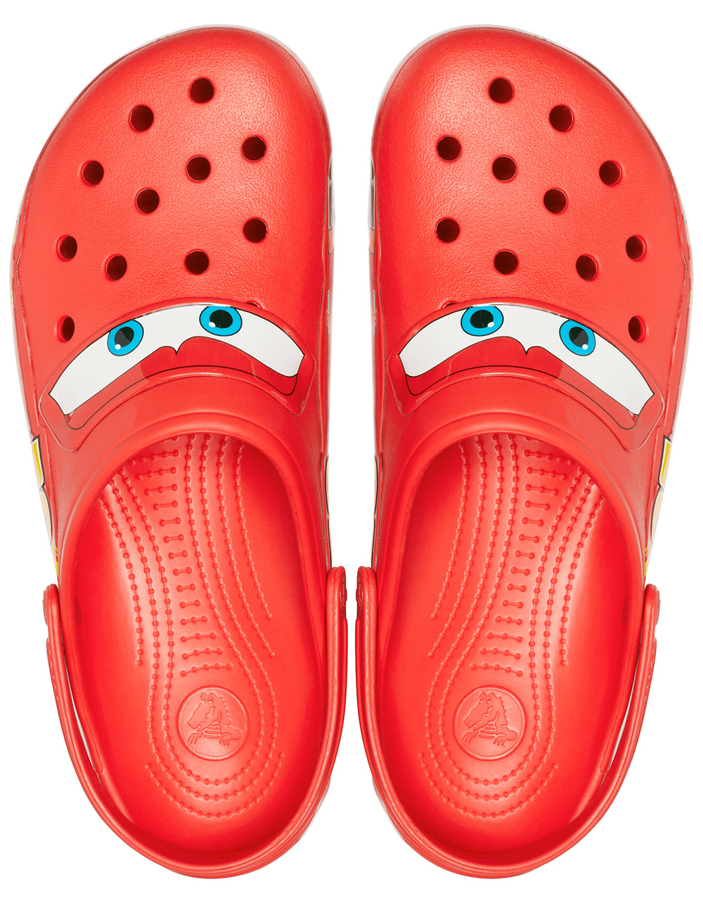 CROCS x Disney Pixar Cars Lightning McQueen Clogs - RED COMBO