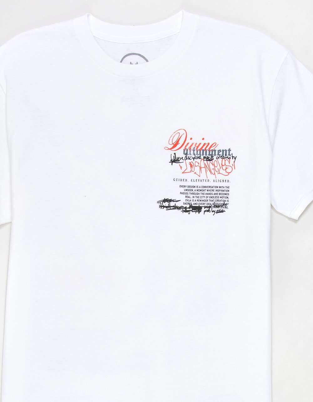 CVLA Divine Alignment Mens Tee - WHITE