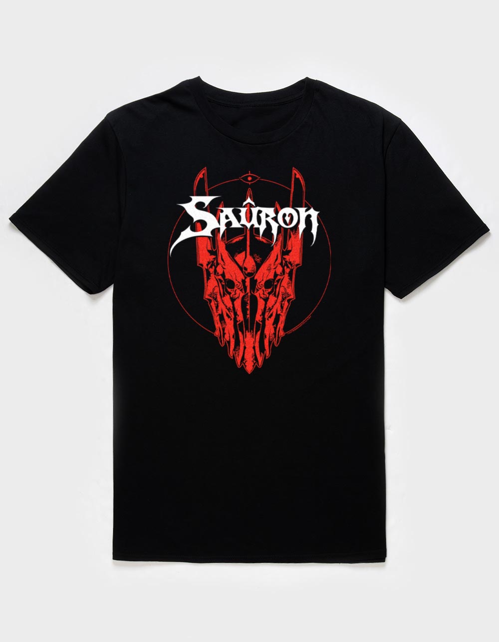 LORD OF THE RINGS Sauron Head Unisex Tee - BLACK