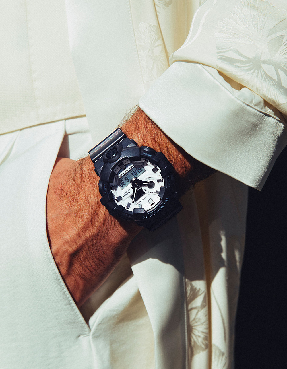 G-SHOCK GA700WD-1A Watch - BLK/WHT