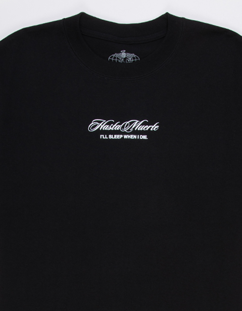 HASTA MUERTE RH Angel Mens Tee - BLACK