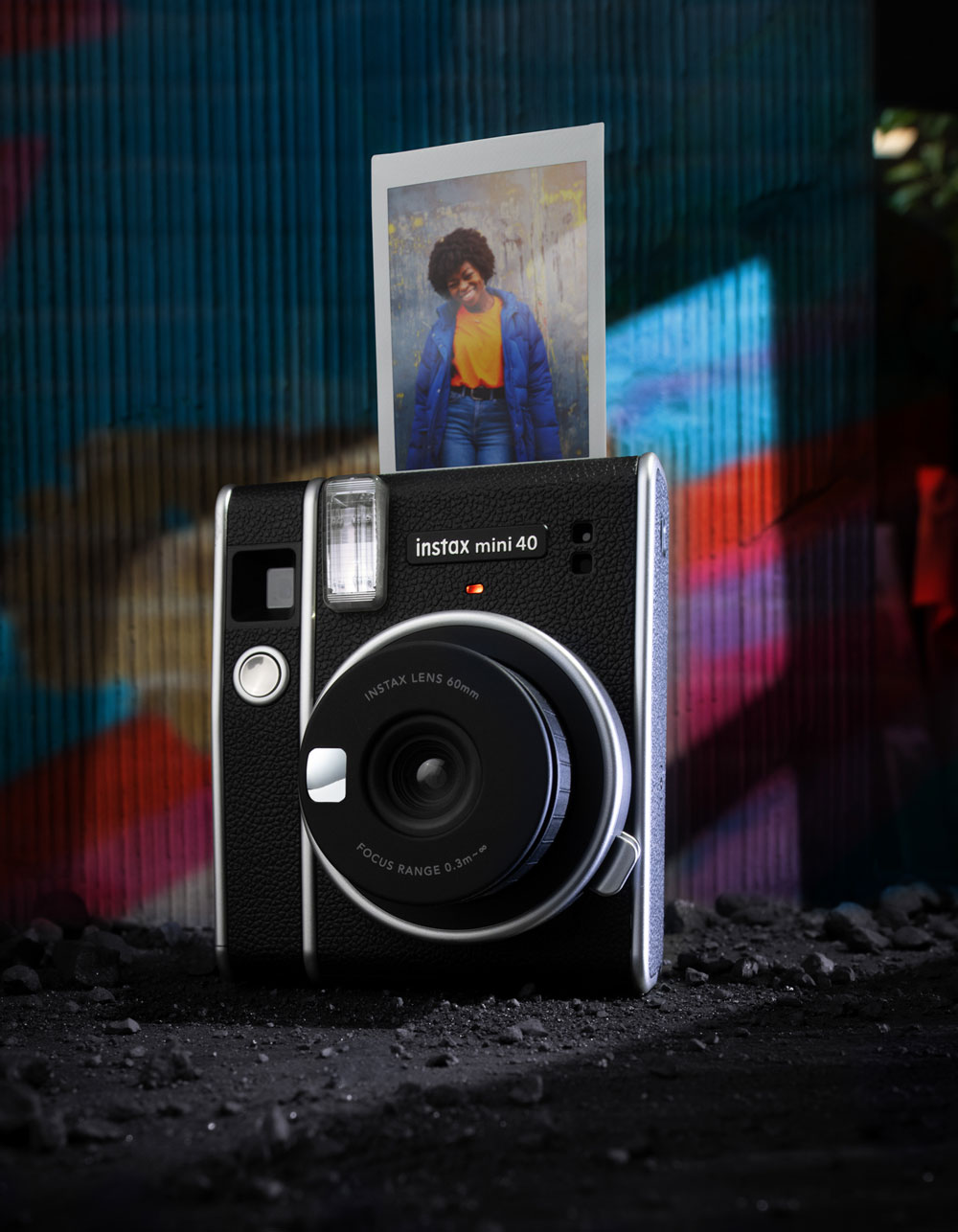 FUJIFLIM Instax Mini 40 Instant Camera - BLACK Tillys