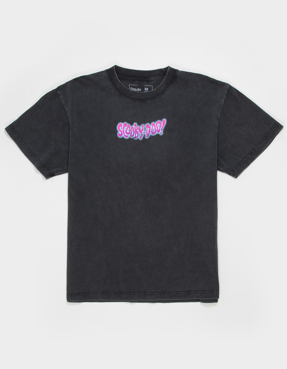SCOOBY-DOO Mens Boxy Tee - WASHED BLACK