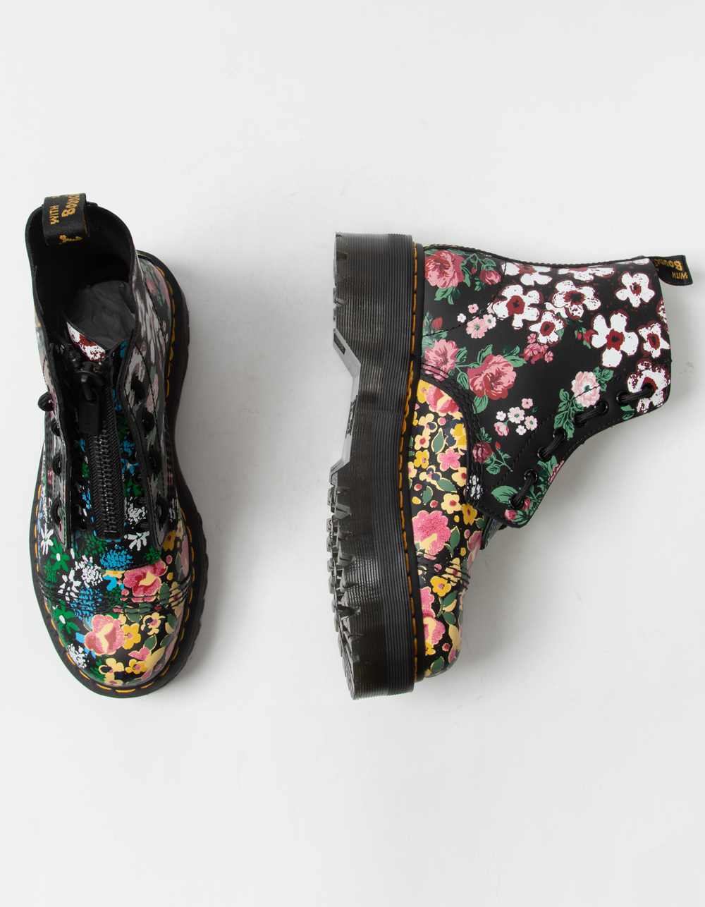  Dr. Martens Women's Sinclair Boots, Floral Mash Up, 5 M US