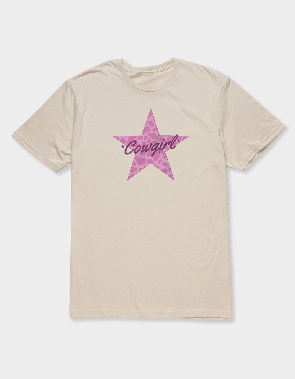 STAR Pink Cowgirl Unisex Tee - SAND