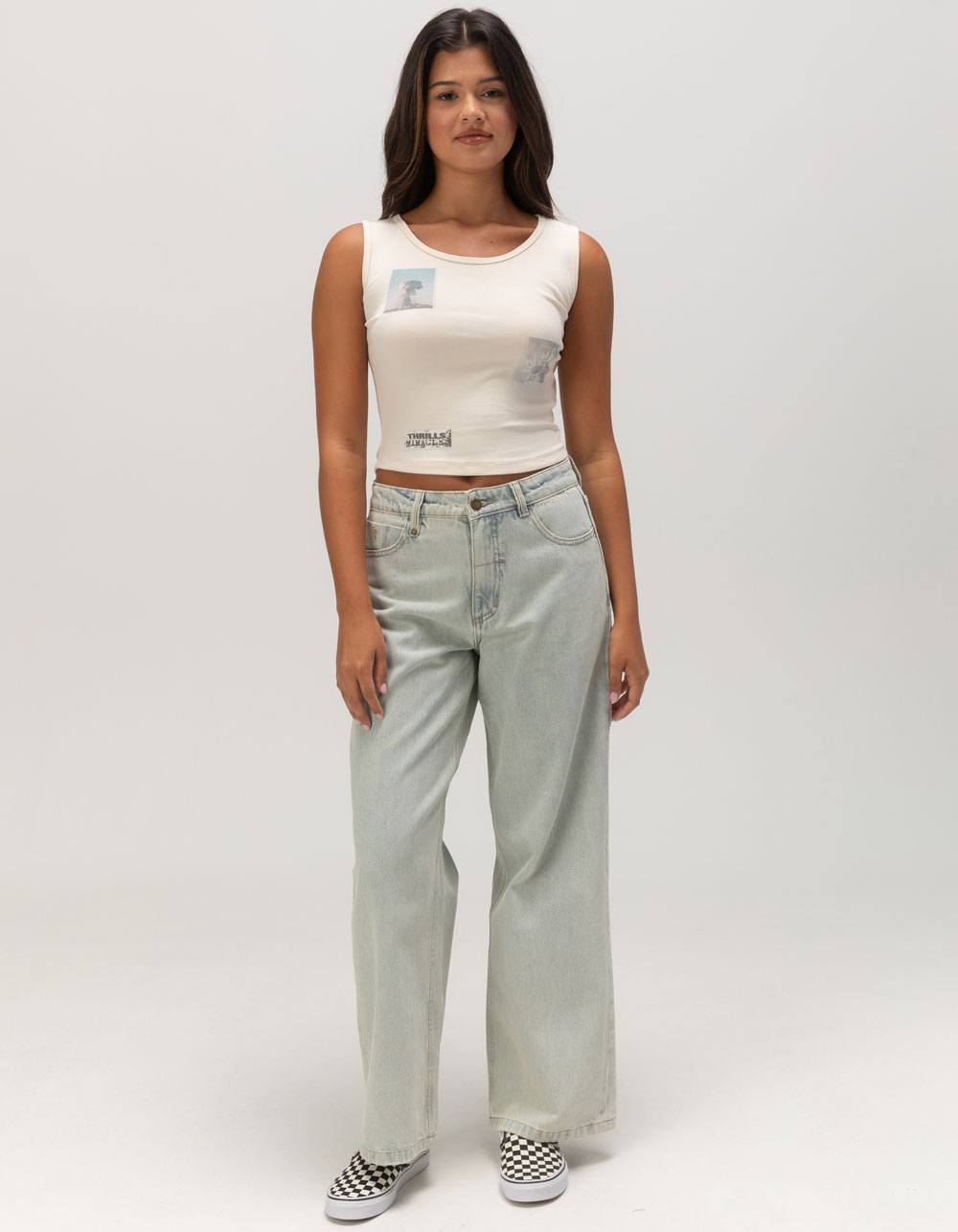 THRILLS Billie Low Womens Jeans - LIGHT WASH