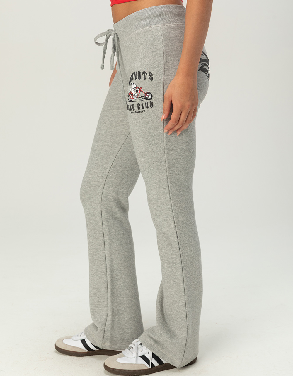 RIOT SOCIETY x Peanuts Bike Club Womens Sweatpants - GRAY