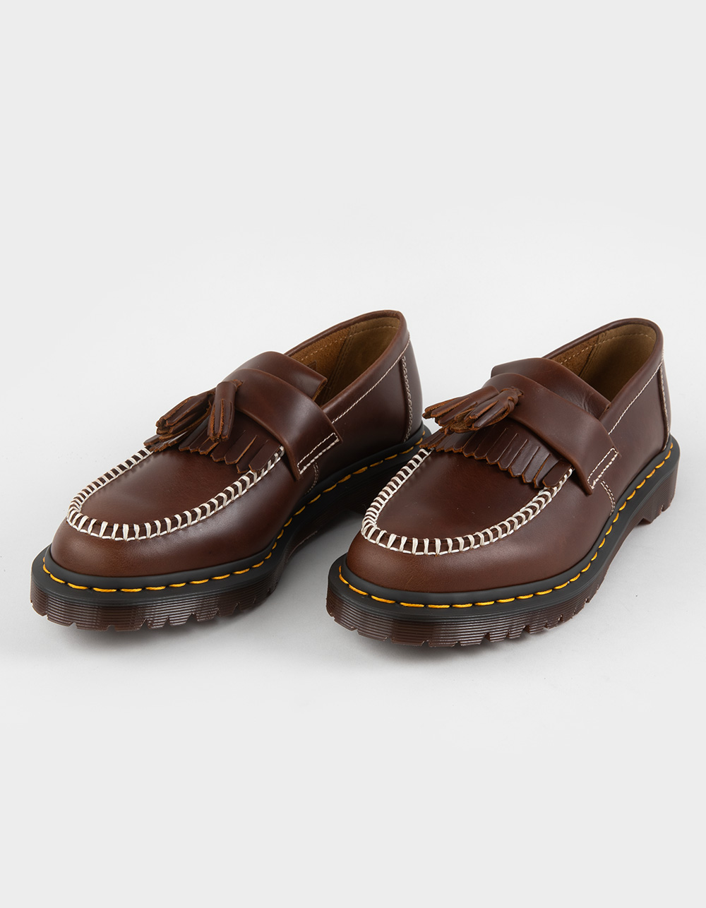DR. MARTENS Adrian Mens Orleans Leather Loafers - BUTTERSCOTCH