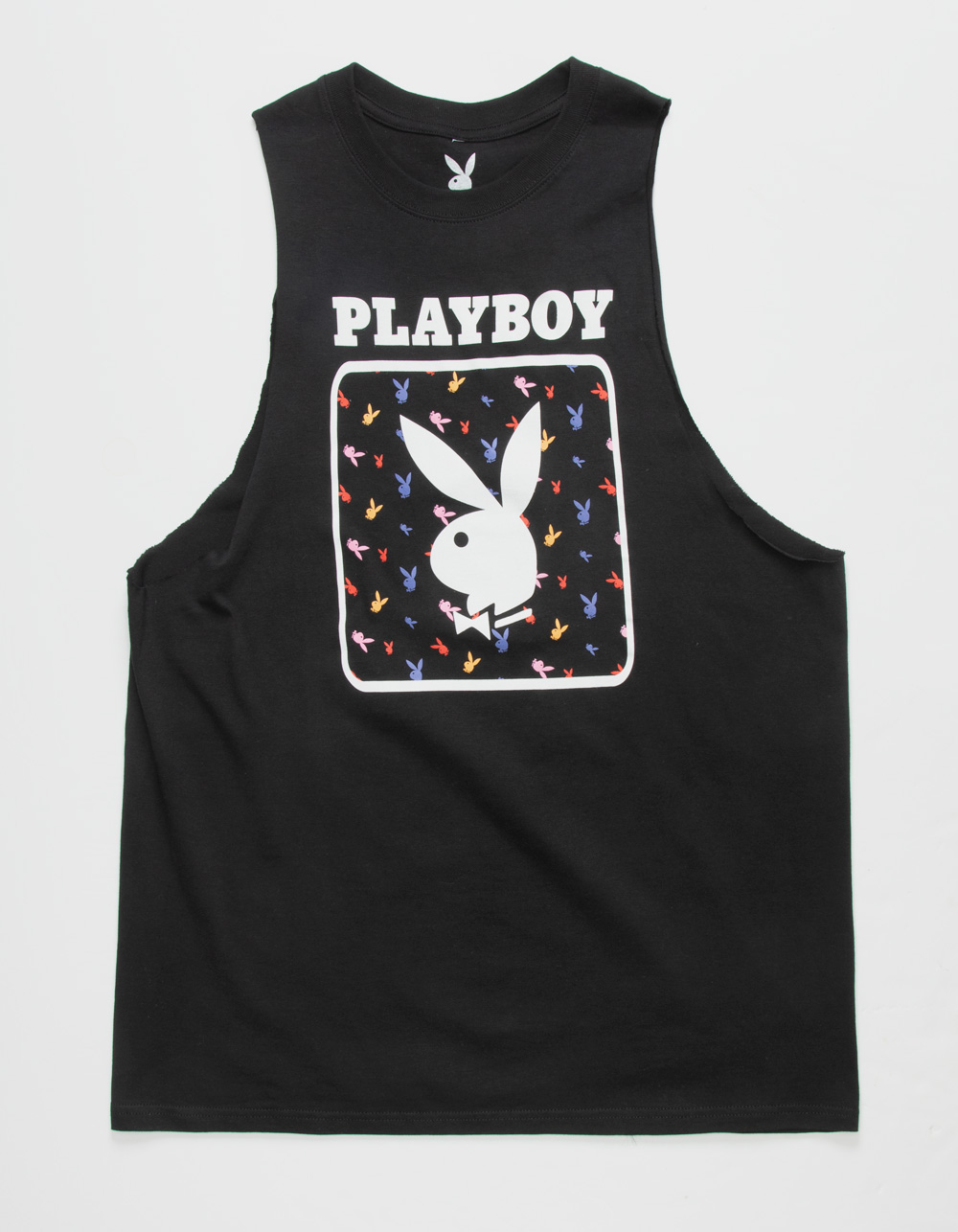 PLAYBOY Logo Fill Mens Tank Top BLACK Tillys