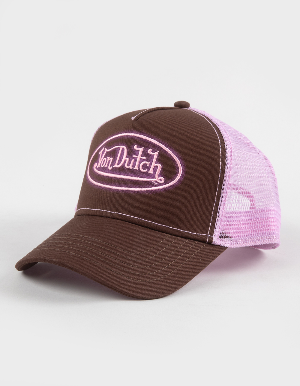 VON DUTCH Air Brush Trucker Hat - BRN/MULTI