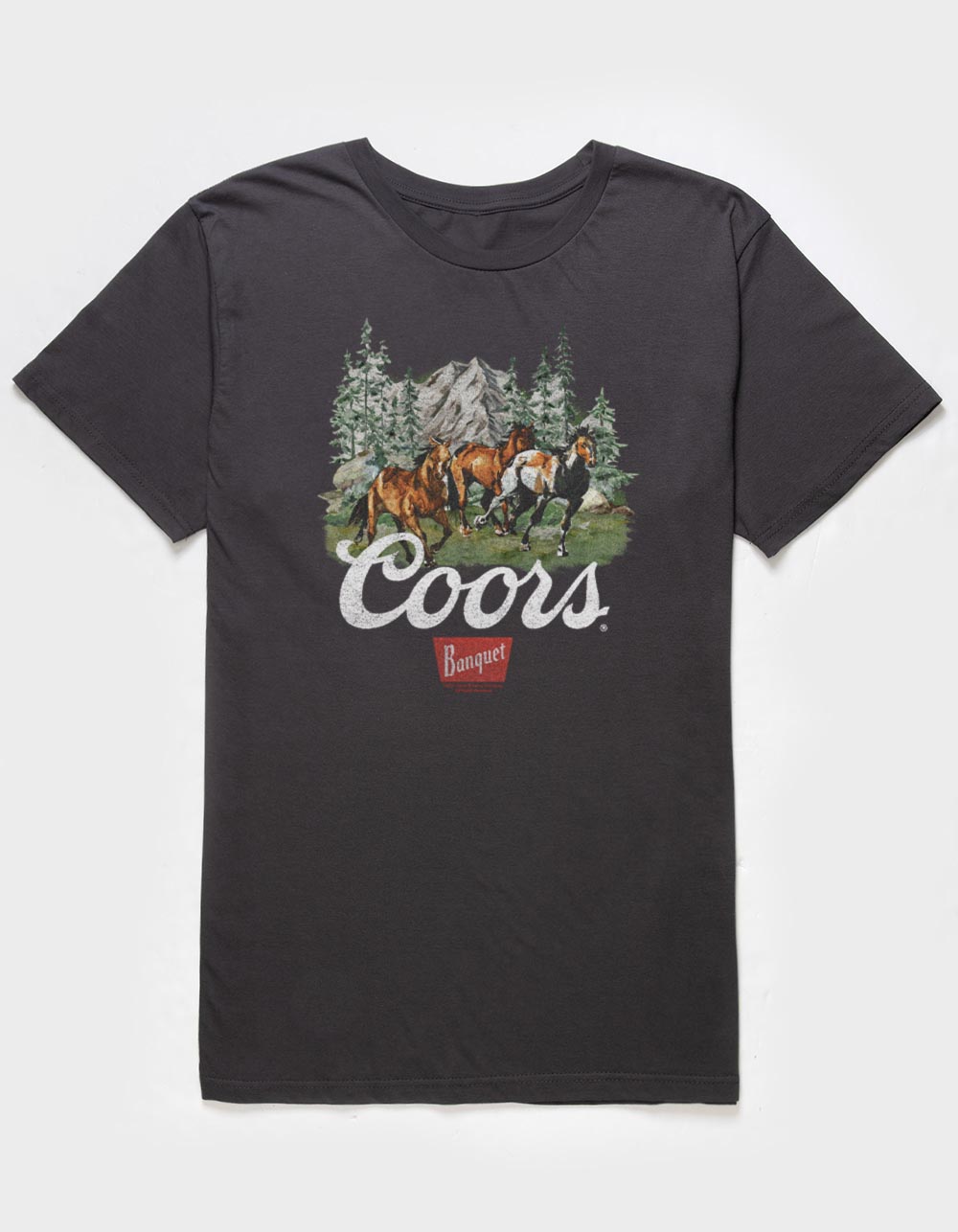 COORS Horses Unisex Tee - CHARCOAL