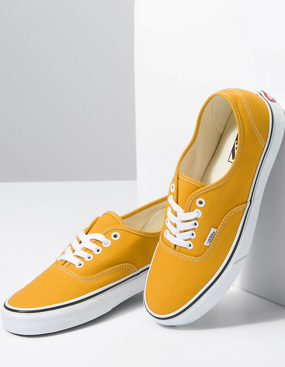 VANS Color Theory Authentic Shoes - YELLOW | Tillys
