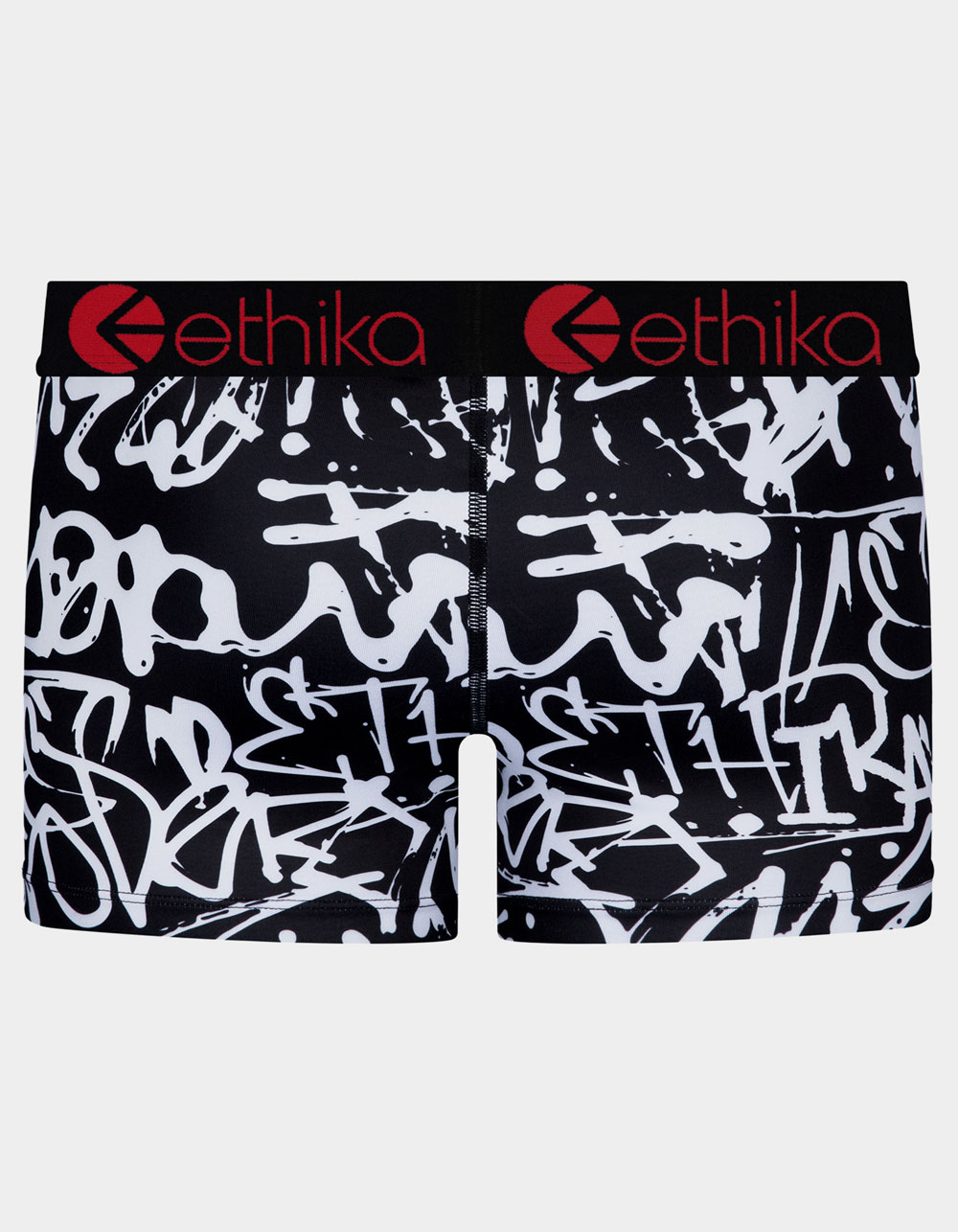 ETHIKA Bomber Mess Girls Staple Boyshorts BLK/WHT Tillys