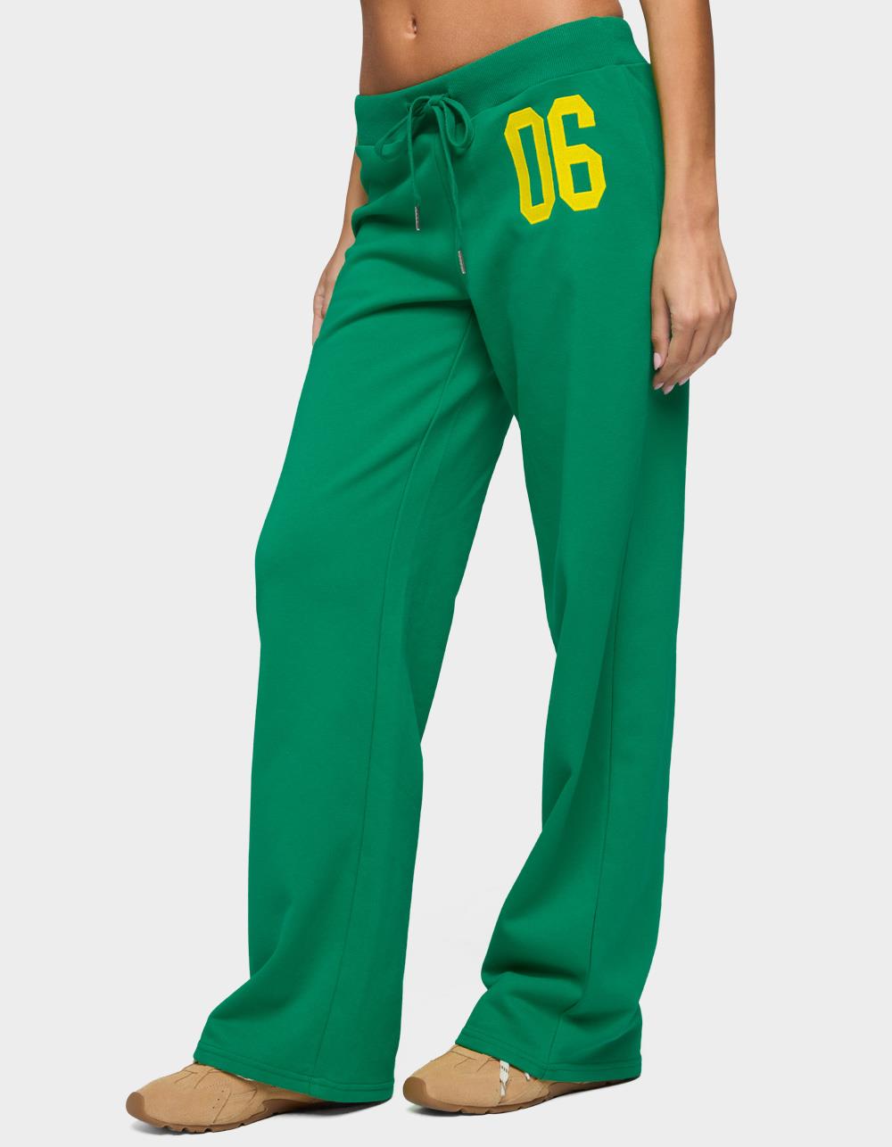 EDIKTED 06 Sweatpants - GREEN