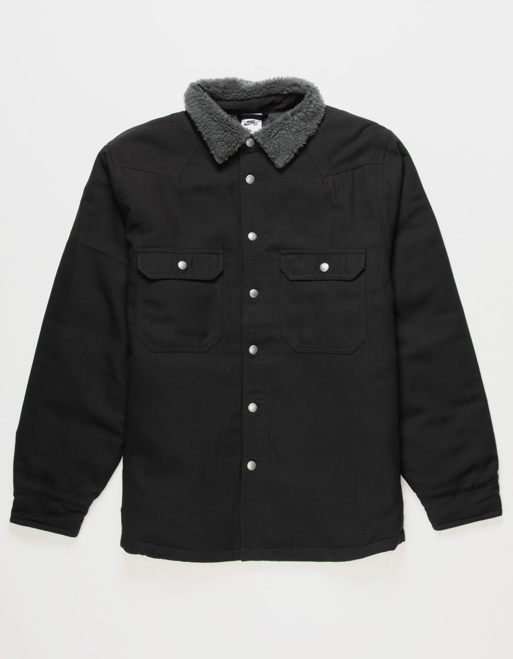NIKE SB Padded Flannel Mens Jacket - BLACK