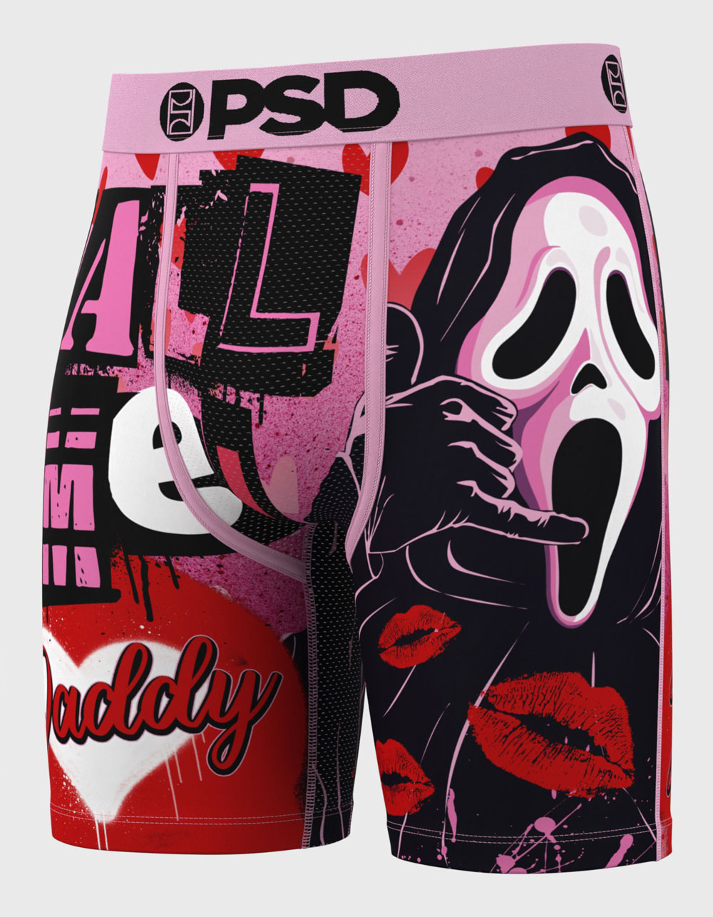PSD Daddy Ghostface Mens Boxer Briefs - MULTI