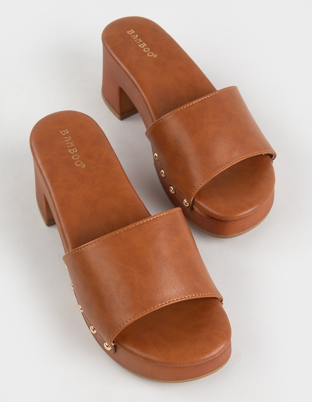 Bamboo Silveroak Womens Platform Heels