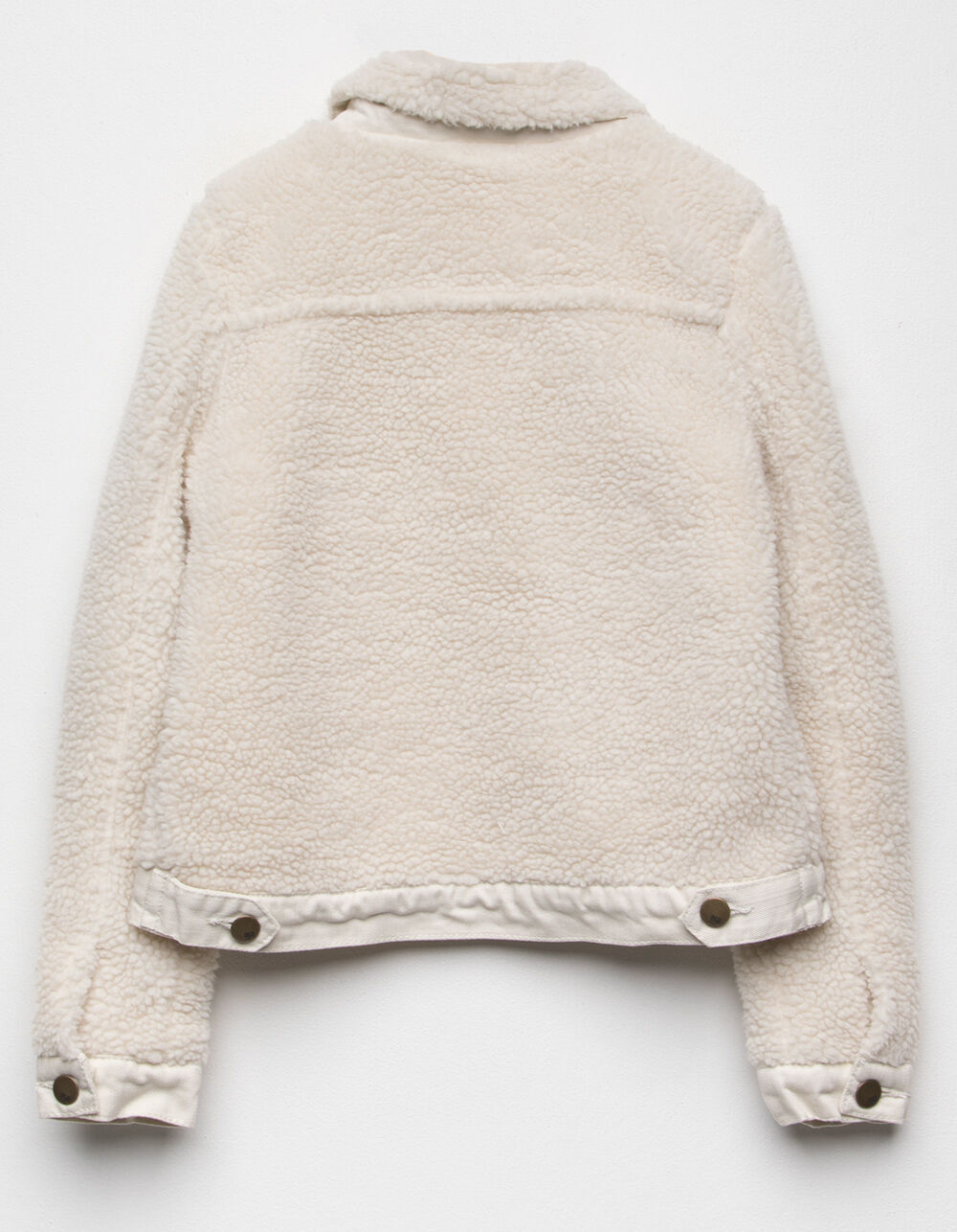 RSQ Sherpa Girls Cream Trucker Jacket CREAM Tillys
