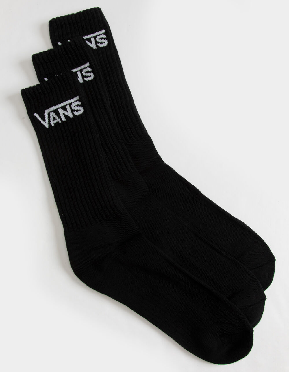 VANS Classic 3 Pack Mens Crew Socks BLACK | Tillys