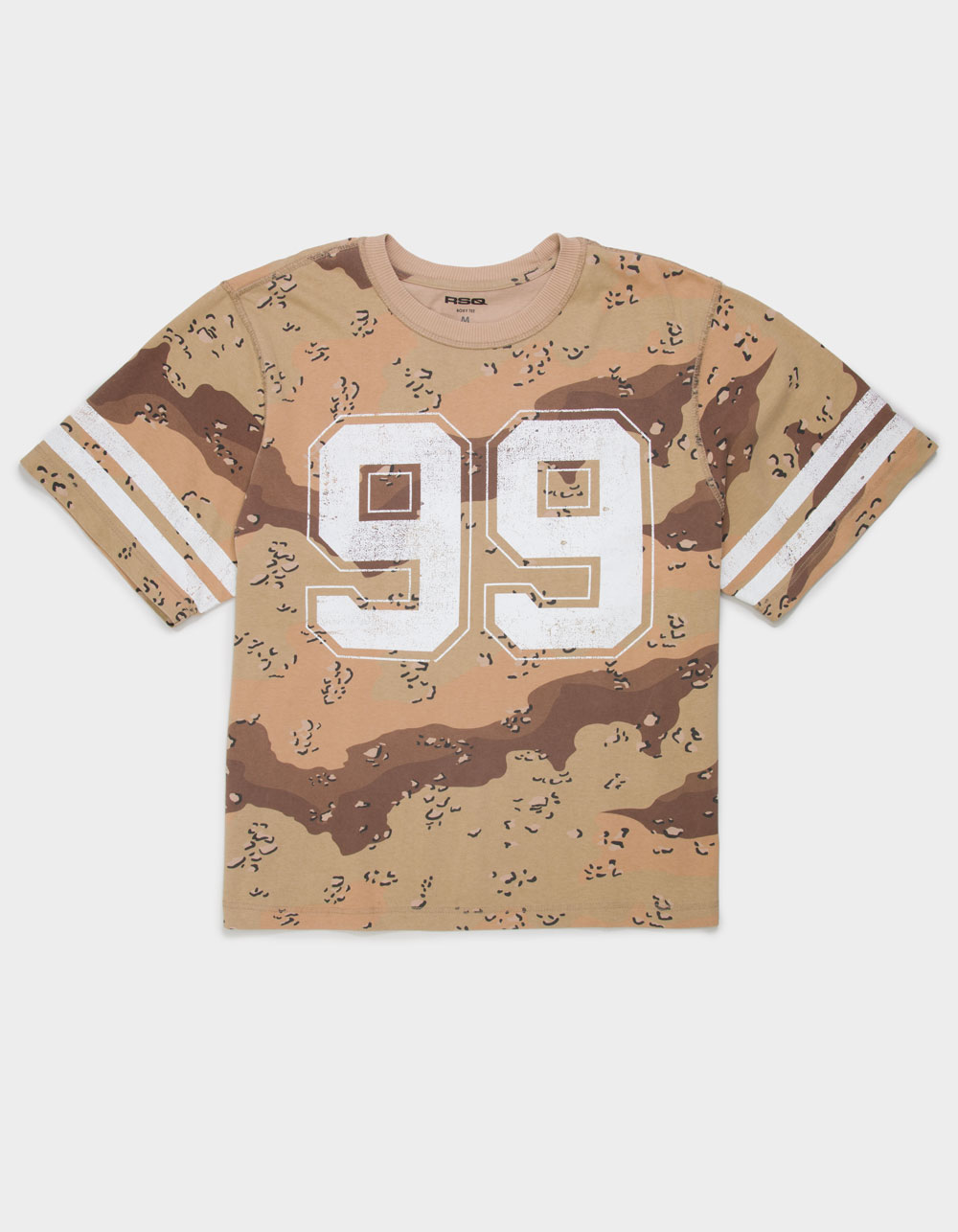 RSQ Mens Boxy Jersey Tee - DESERT