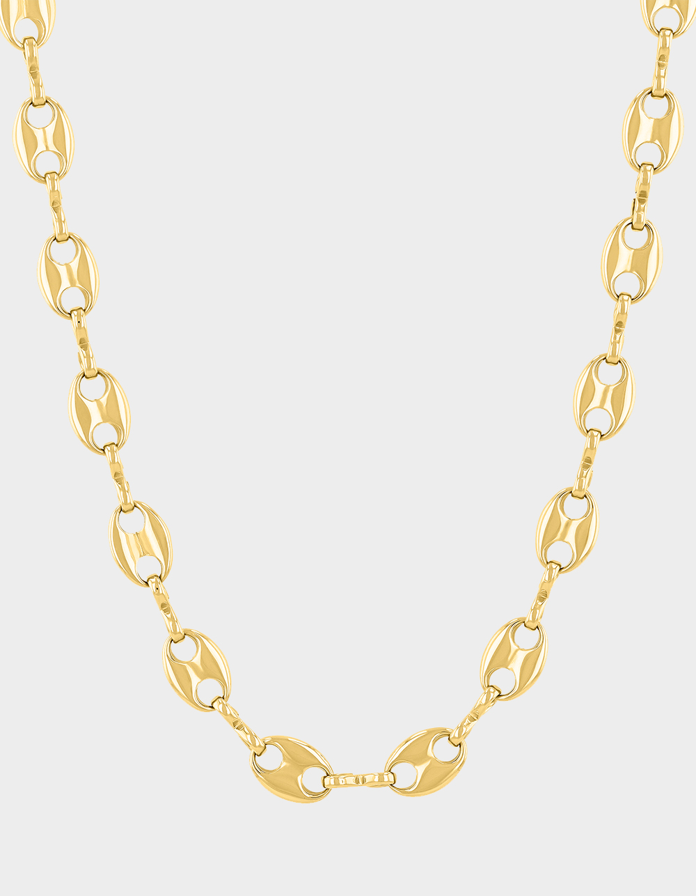 STEEL NATION Stainless Steel With Yellow IP 5.5MM Mariner Link Chain - GOLD