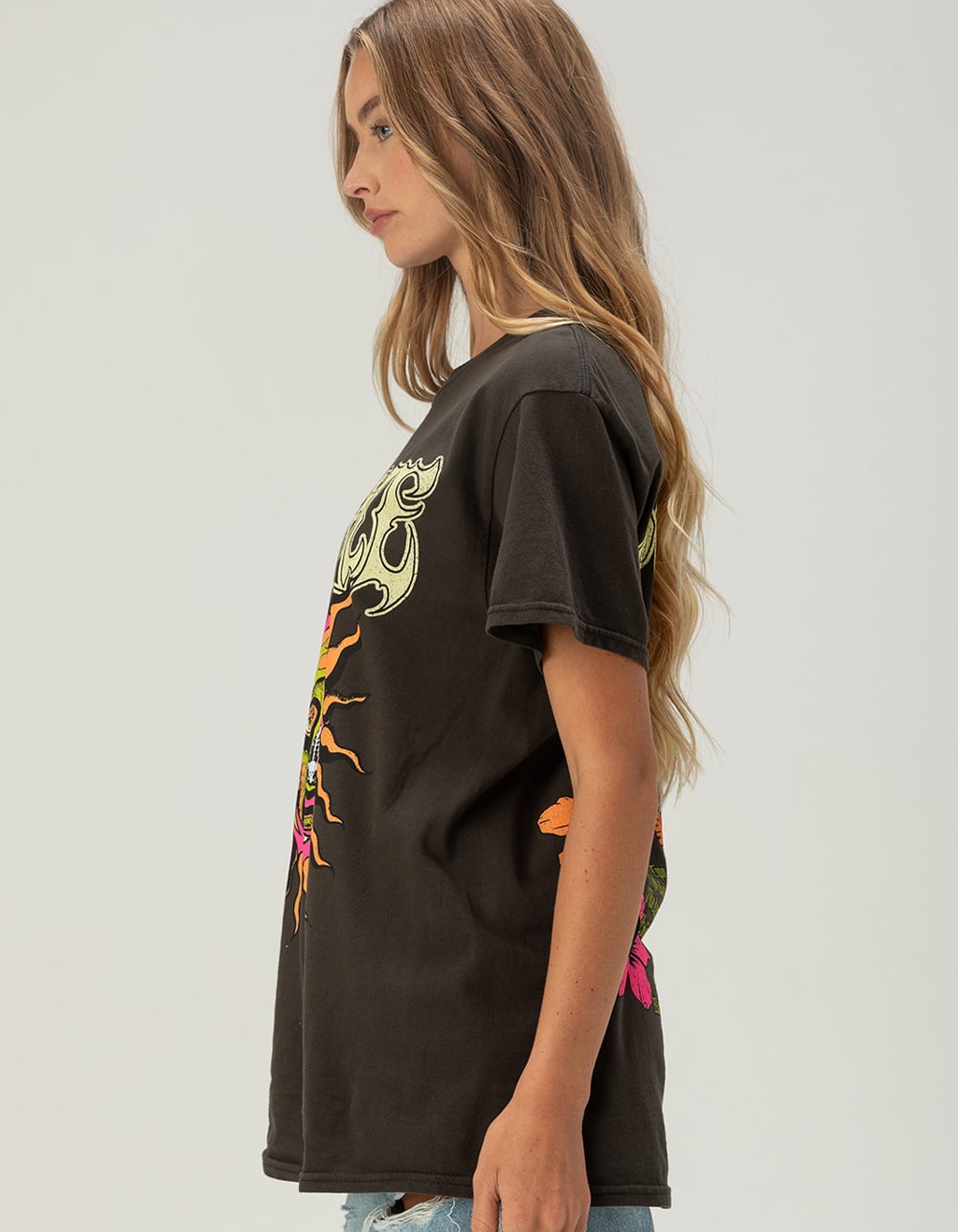 SUBLIME Womens Boyfriend Tee - BLACK