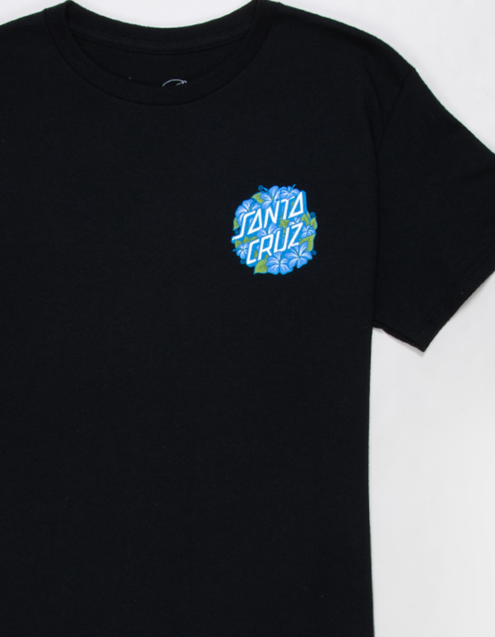 SANTA CRUZ Hibiscus Dot Boys Tee - BLACK