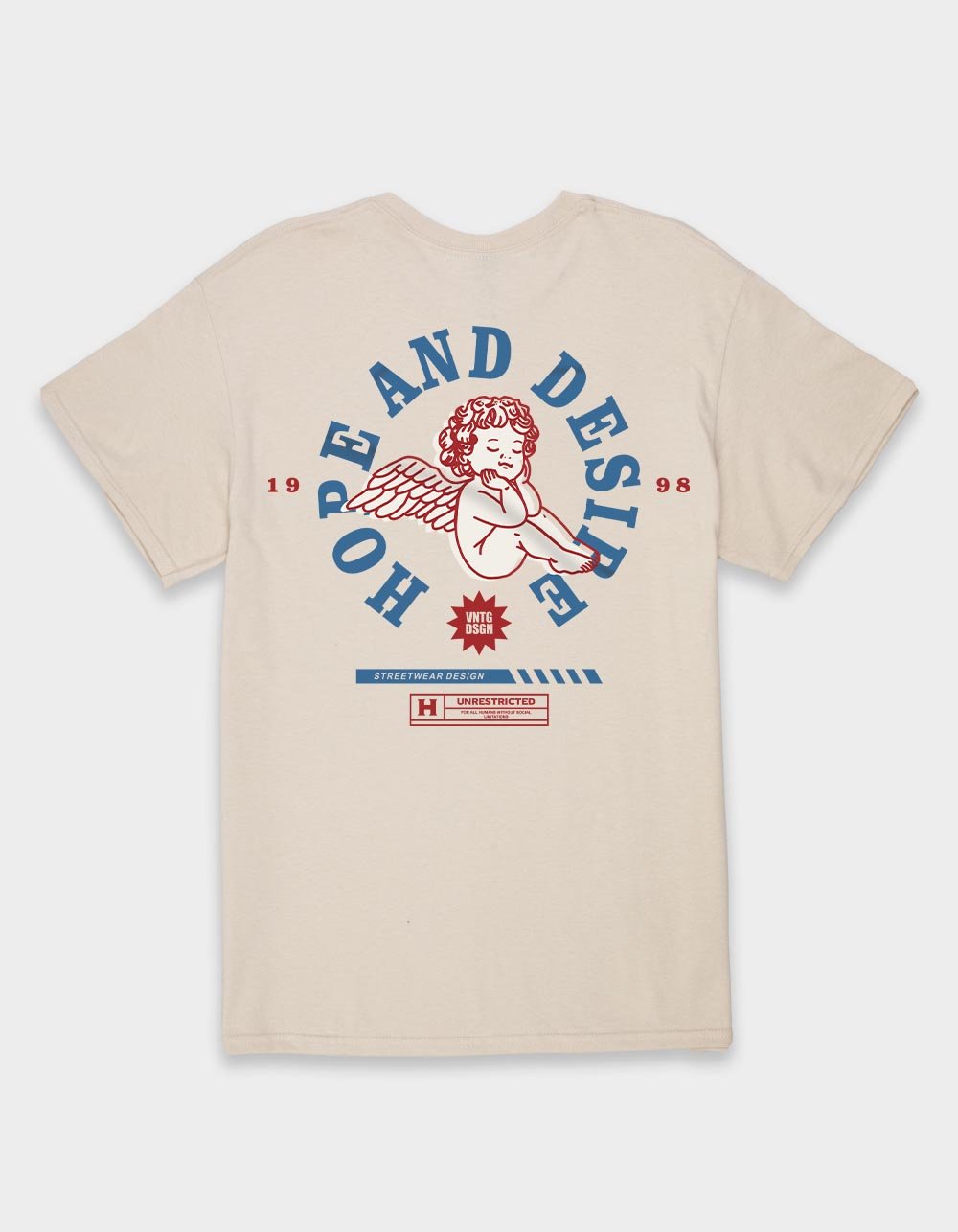 CHERUB Hope And Desire Unisex Tee - SAND
