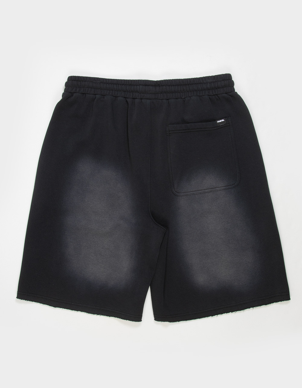 RSQ Mens Baggy Sweat Shorts - WASHED BLACK