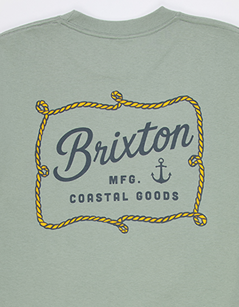 BRIXTON Anchor Mens Tee - SAGE