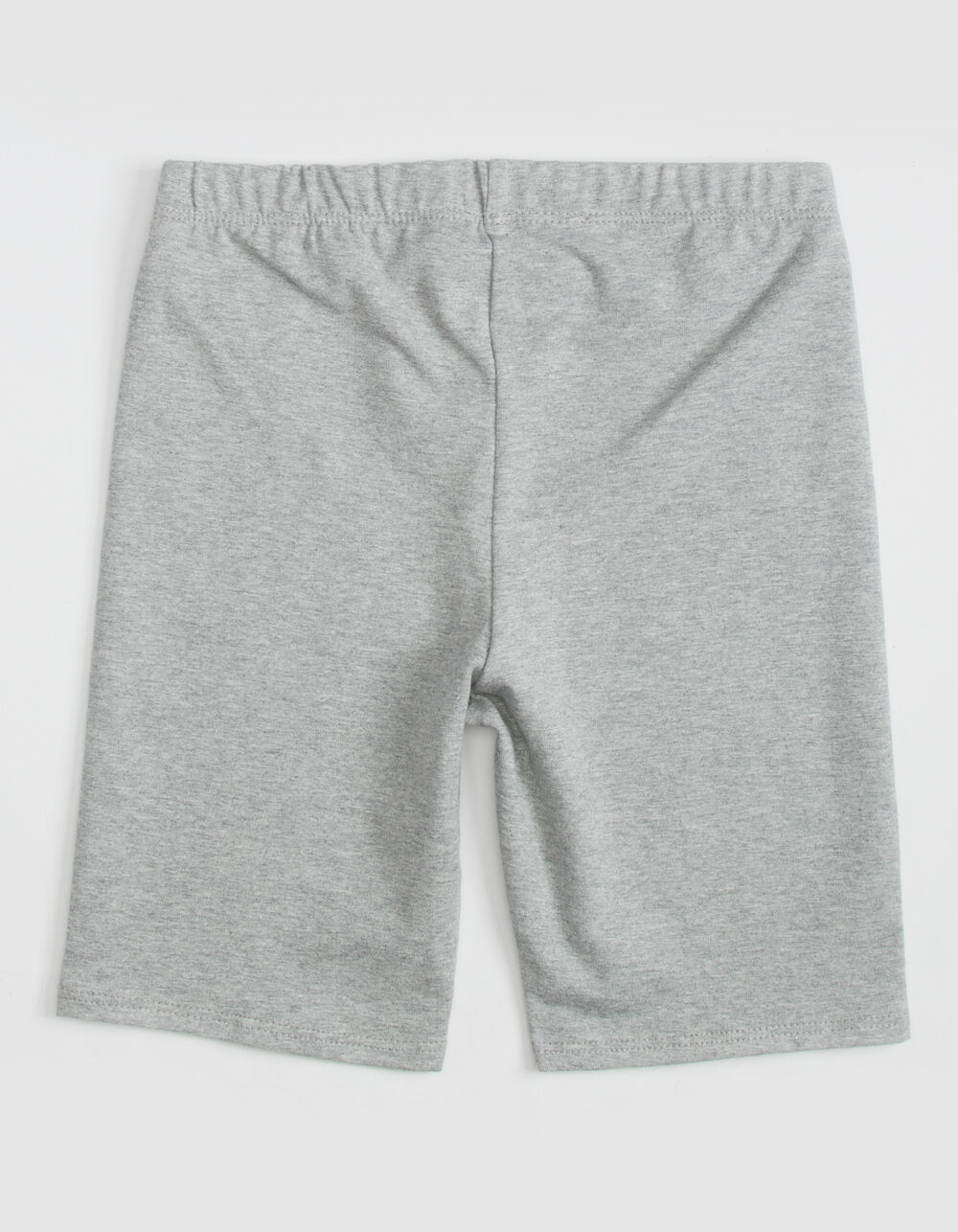 WHITE FAWN Solid Girls Heather Gray Bike Shorts - HEATHER GRAY | Tillys