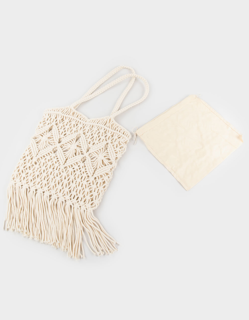 Sunny Crochet Tote Bag - IVORY