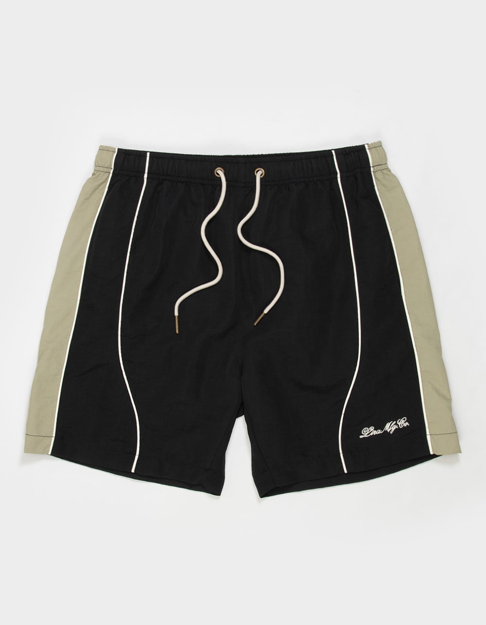 LIRA Mens Nylon Pieced Shorts - BLK/FATIGUE