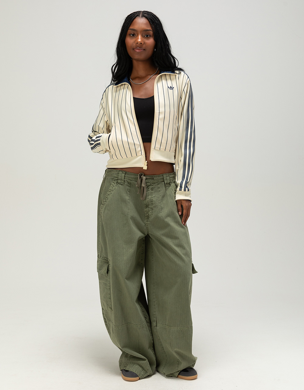 ADIDAS Originals Firebird Womens Reversible Track Jacket - Cream Combo