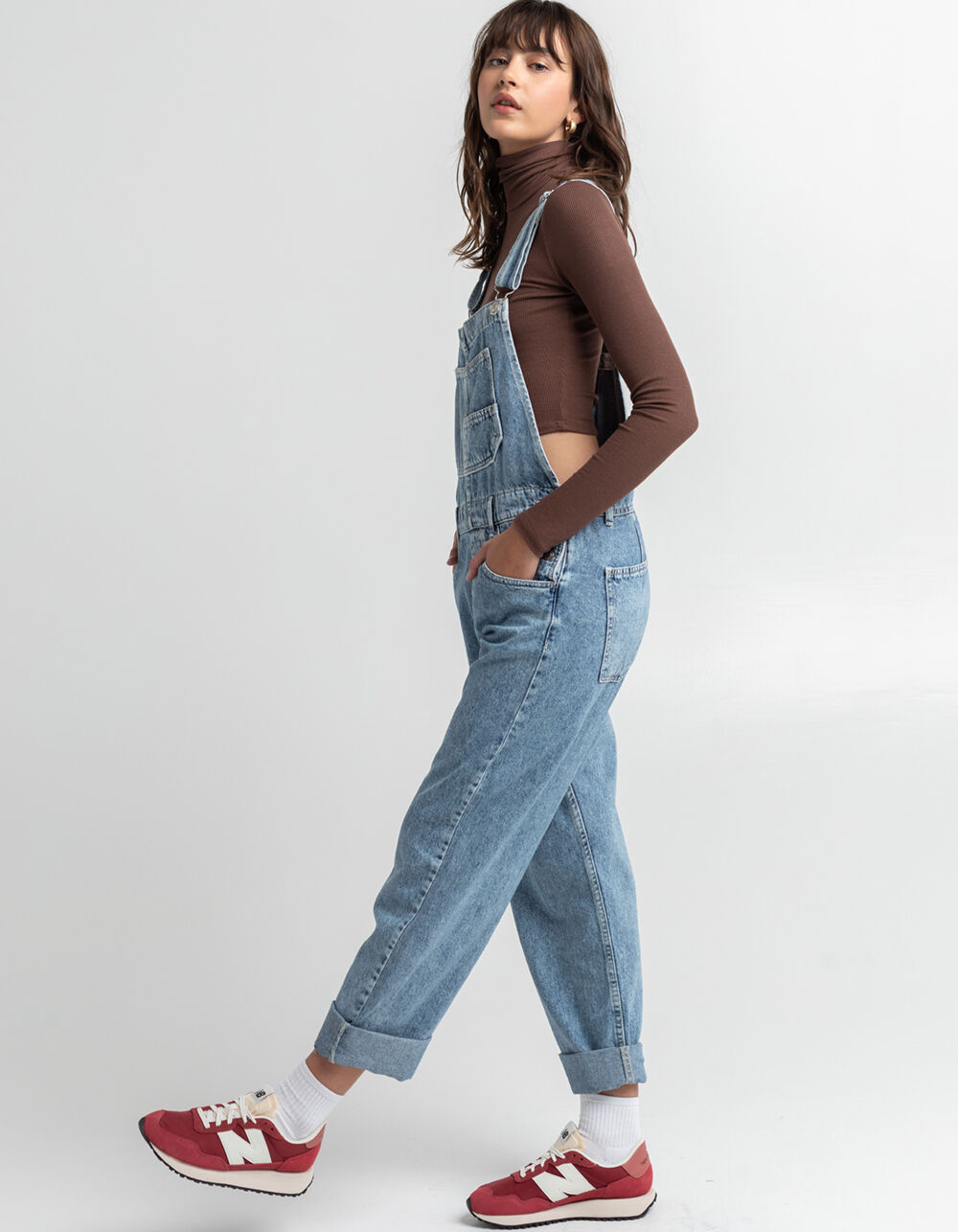 FREE PEOPLE Ziggy Denim Overalls LTWSH Tillys