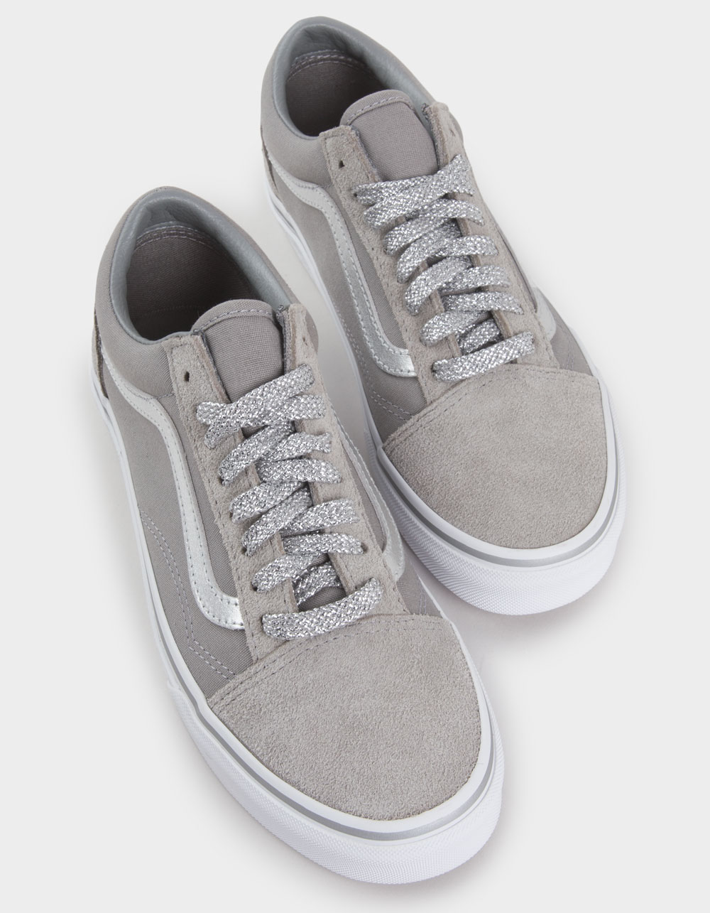 VANS Old Skool Metallic Womens Shoes - GRAY