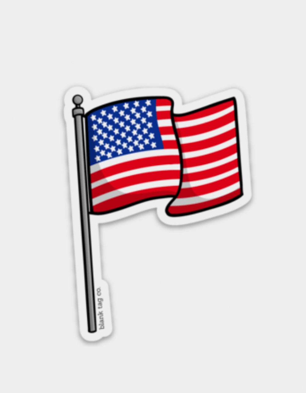 BLANK TAG CO. American Flag Sticker - MULTI