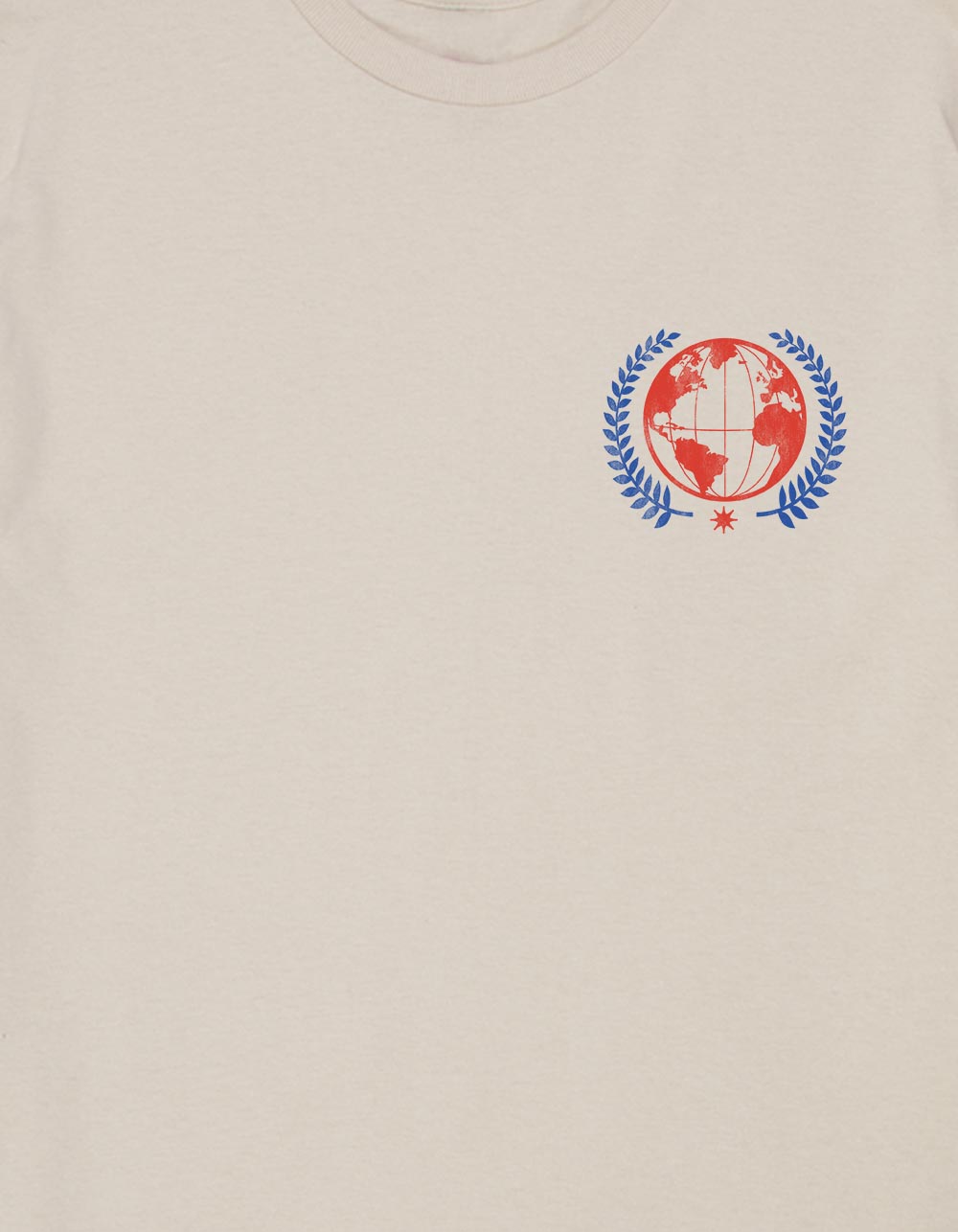 GLOBE World Travelers Club Unisex Tee - SAND