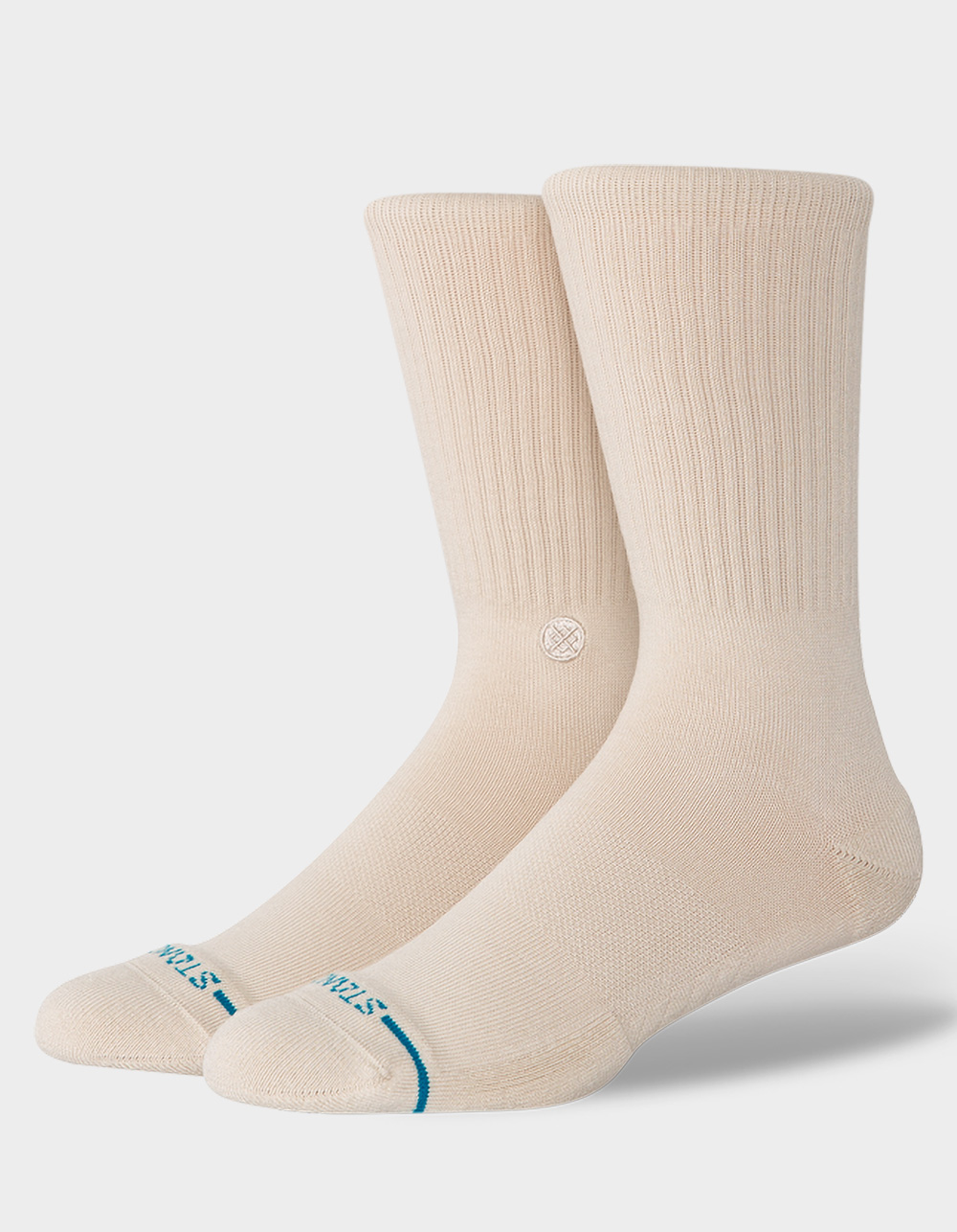 STANCE Icon Mens Crew Socks - NATURAL